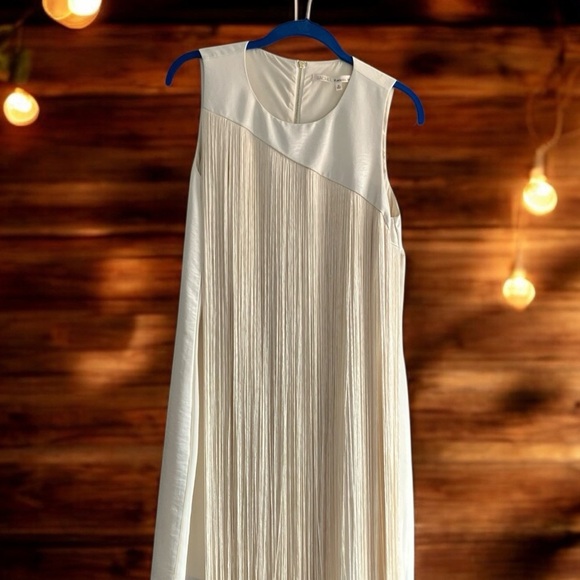 RACHEL Rachel Roy Champagne Fringe Tassel Dress, EUC - Picture 15 of 15